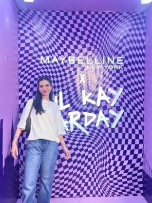 Ateeqa at a Maybelline New York event